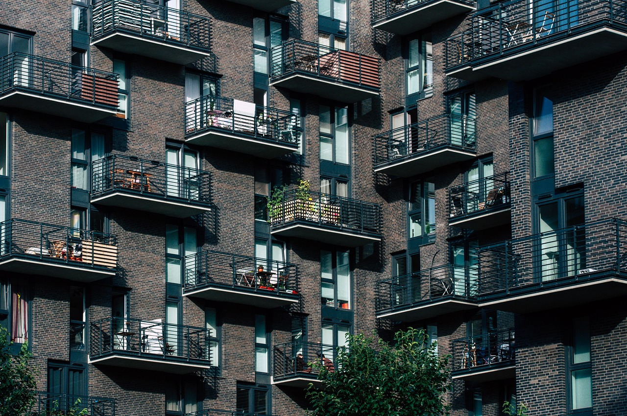 balconies, apartments, building, facade, architecture, reside, settlement, property