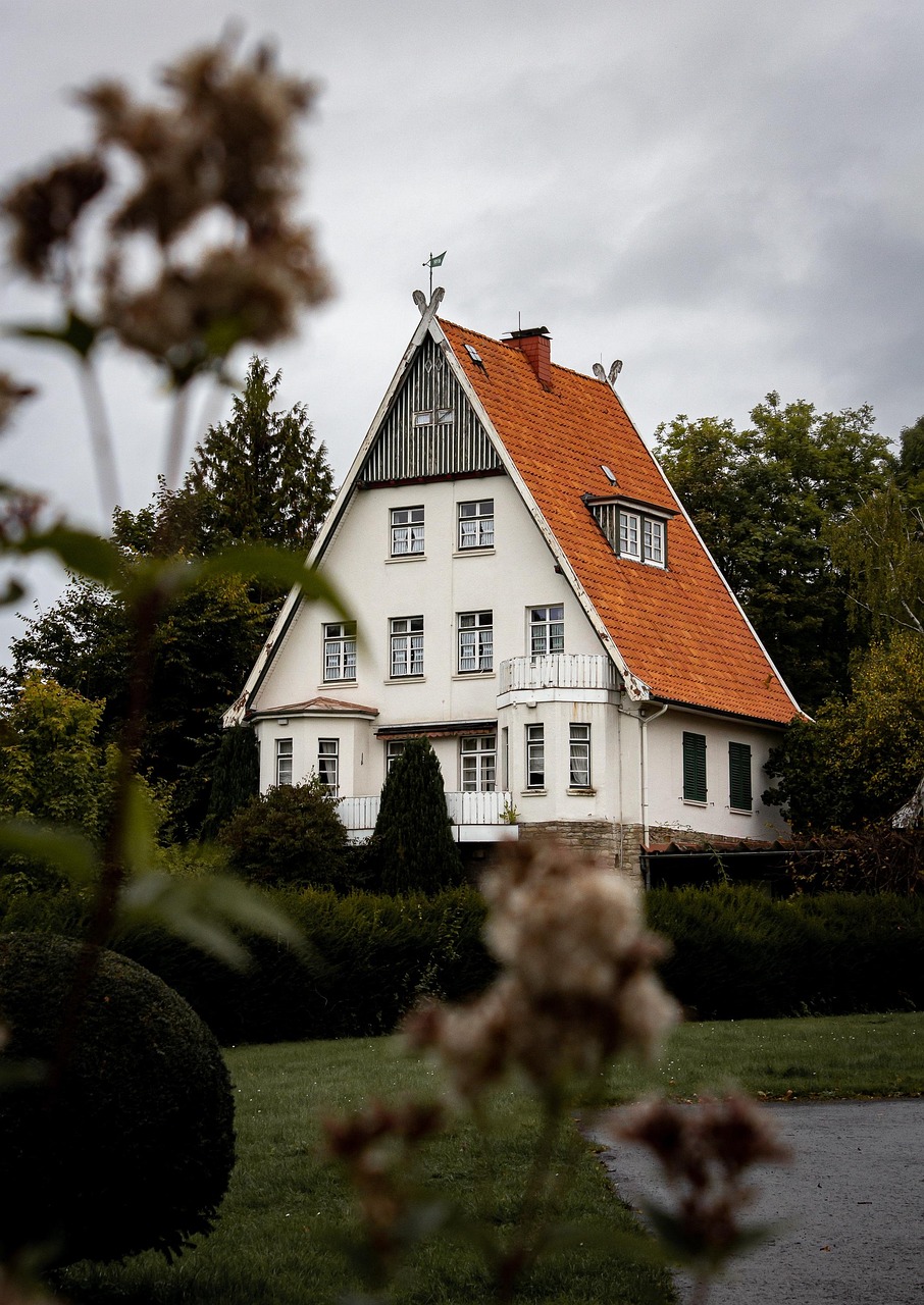 house, villa, building, architecture, property